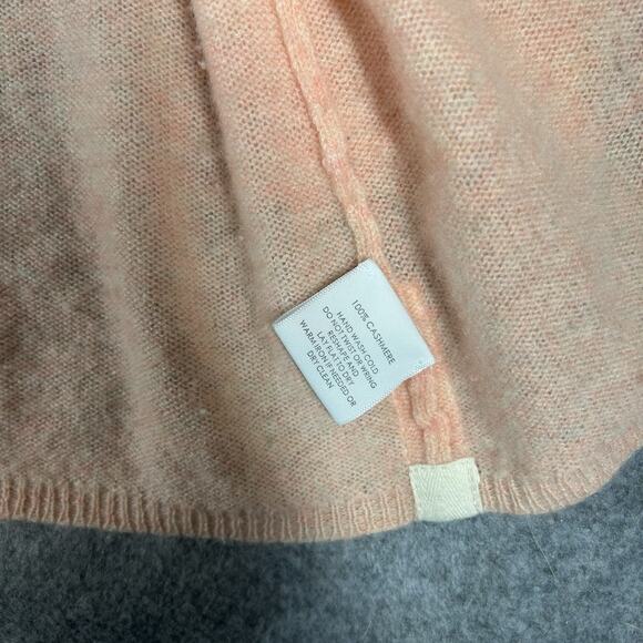 White + Warren Sweater Womens Small Trapeze Cardigan Coral Cashmere Luxury - Picture 6 of 7